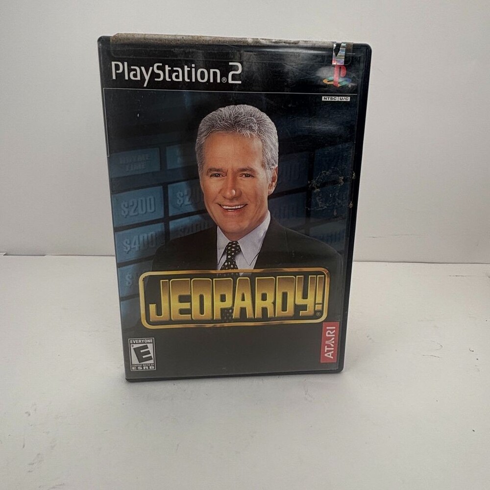 Jeopardy! PS2 Atari Alex Trebek (Sony PlayStation 2, 2003) No Manual